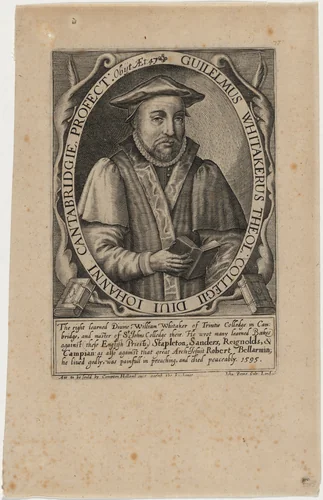 William Whitaker, D.D. by John Payne, print, 1607-1647