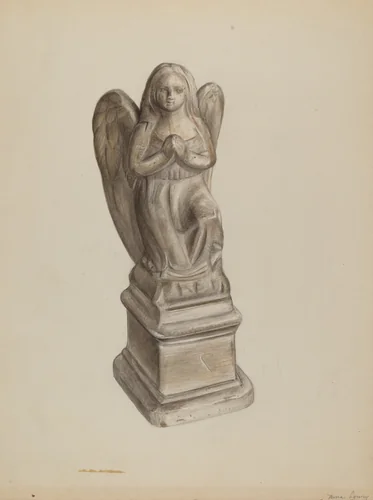 Figurine by Mina Lowry, index of american design, 1937
