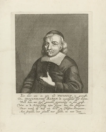 Portret van Johann Ludwig von Wolzogen by Jan Luyken, print, 1688