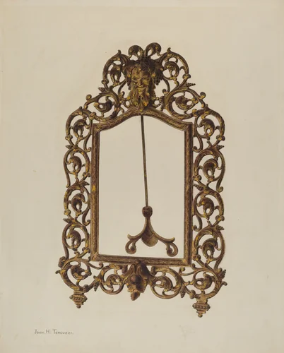 Mirror Frame by John H. Tercuzzi, index of american design, 1940