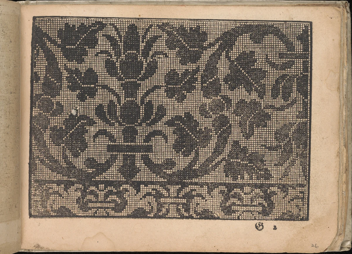 Neu künstlich Modelbuch (page 26r) by Bernhard Jobin, book, 1598