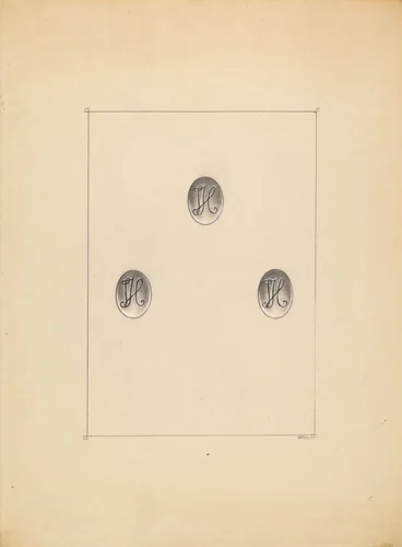 Buttons by Michael Fenga, index of american design, 1936