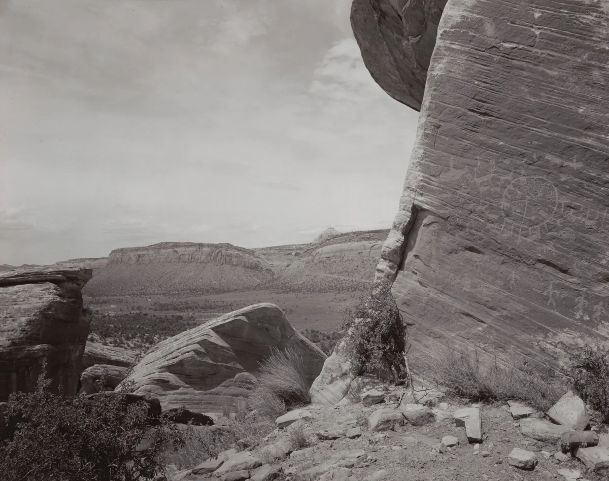 Petroglyphs, Utah by Linda Connor, photograph, 1982