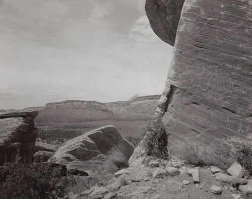 Petroglyphs, Utah by Linda Connor, photograph, 1982