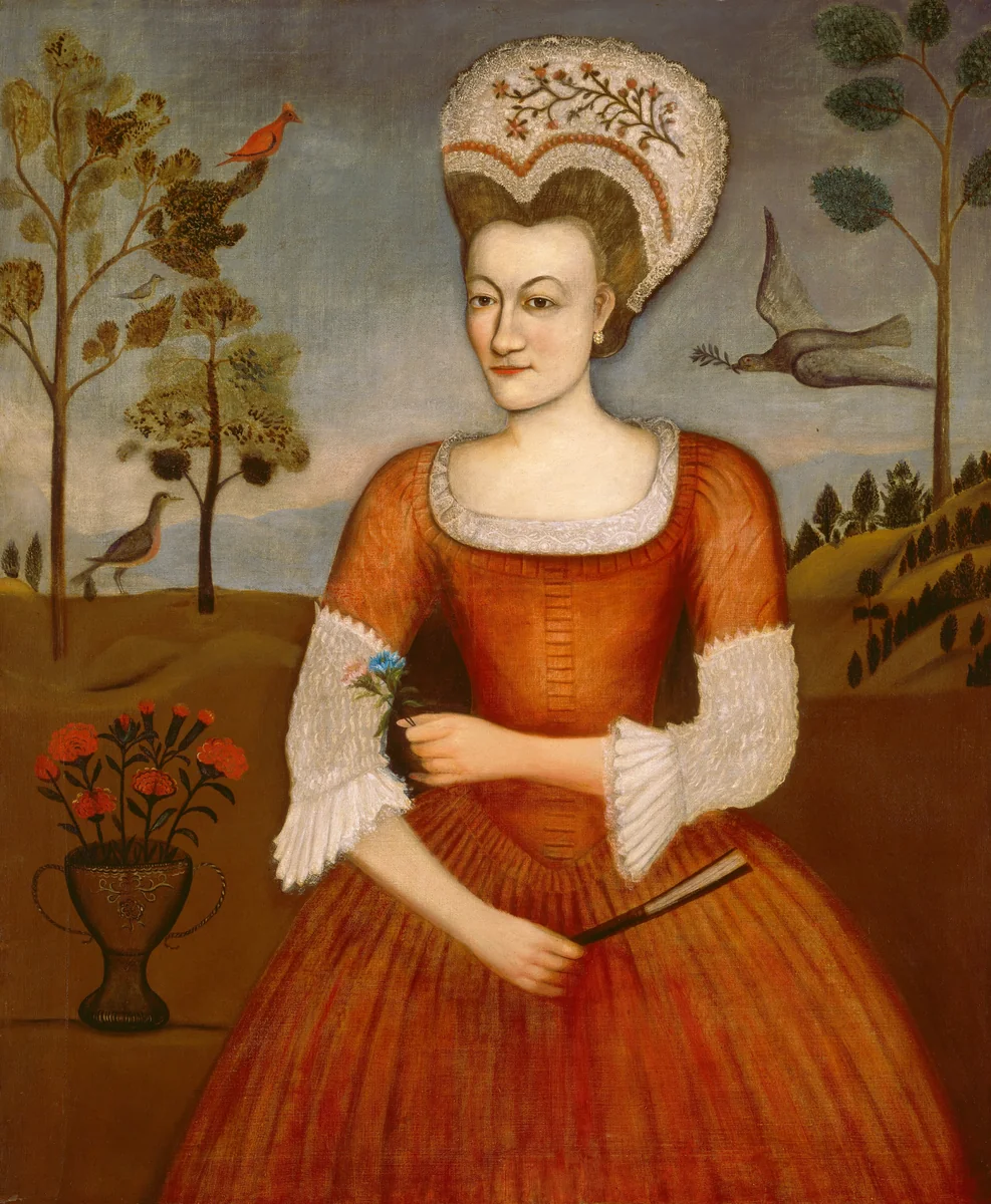 Catharine Hendrickson by Daniel Hendrickson, painting, 1770