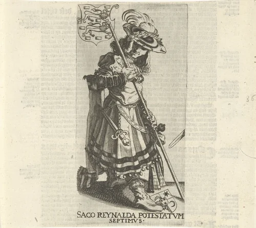 Saco Reinalda by Simon Frisius, print, 1622