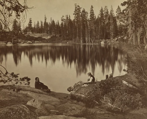 Lake Angeline by C. R. Savage, photograph, 1860