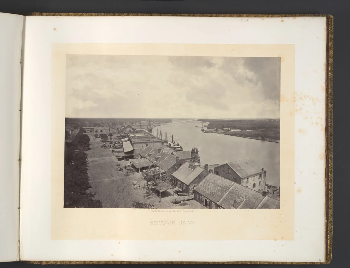 Savanah, Georgia No. 1 by George N. Barnard, photograph, 1860-1869