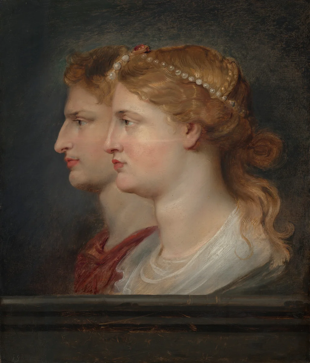 Agrippina and Germanicus by Peter Paul Rubens, painting, 1614
