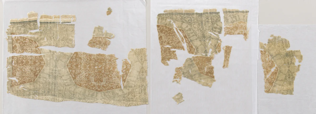 Fragment with Octagons and Four-Pointed Stars by Unknown, textile, 1521-1955