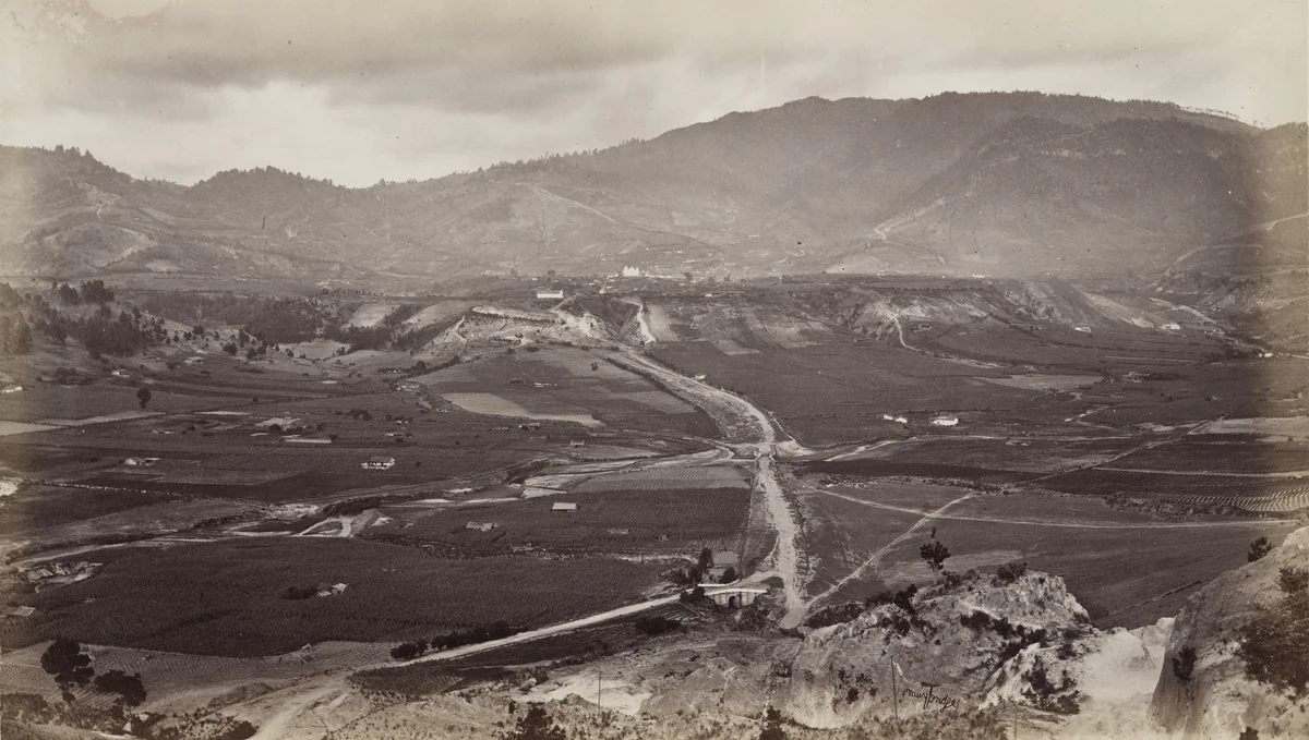 Valley of Totonicapán by Eadweard Muybridge, photograph, 1875