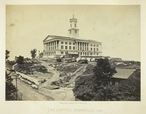 The Capitol, Nashville, Tennessee by George Barnard, photograph, 1864