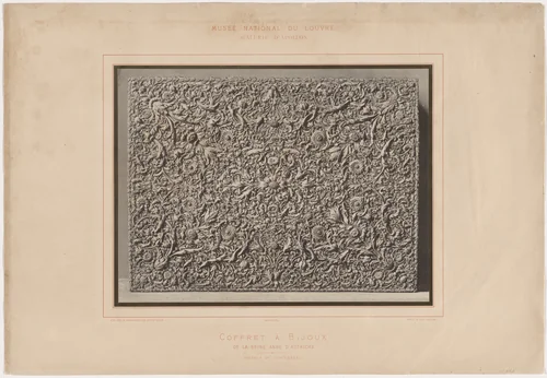 Jewelry Box of Queen Anne of Austria by Léon Vidal, photograph, 1878