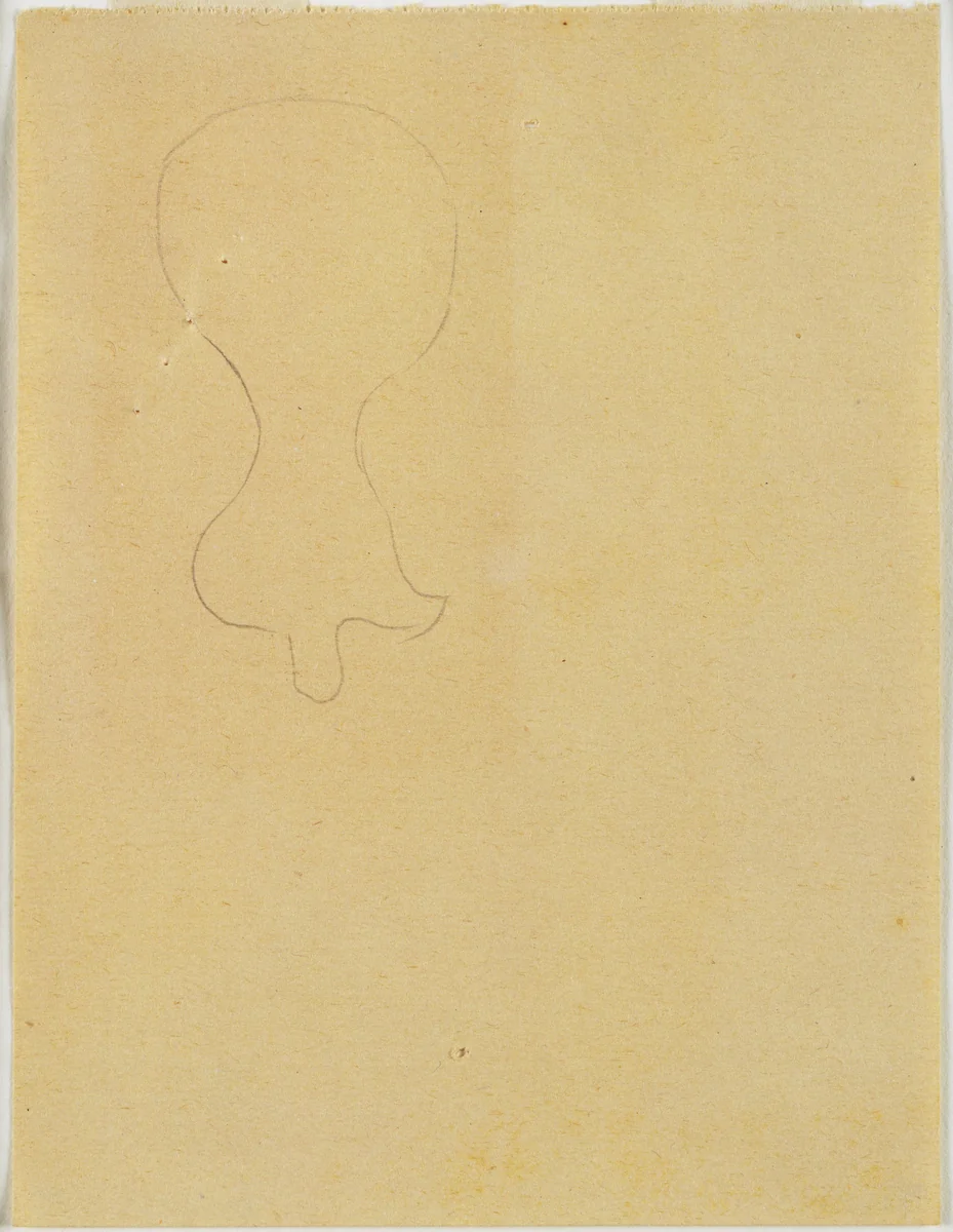 Study for Dutch Interior (I) by Joan Miró, drawing, 1928