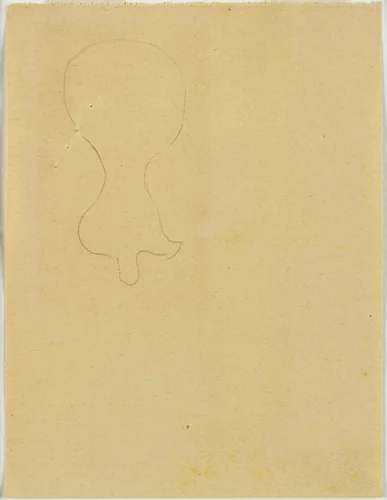 Study for Dutch Interior (I) by Joan Miró, drawing, 1928