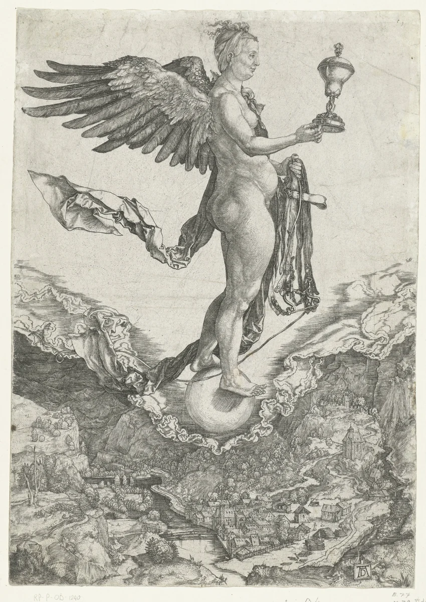 Nemesis by Unknown, print, 1499-1503