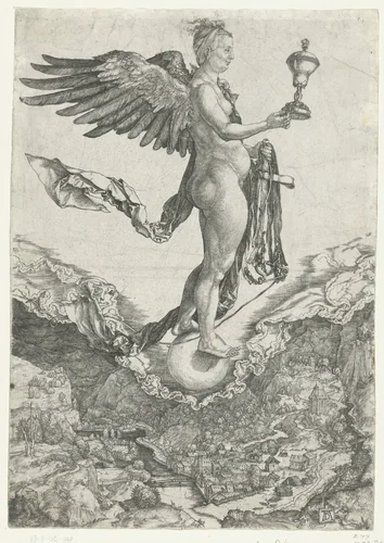 Nemesis by Unknown, print, 1499-1503