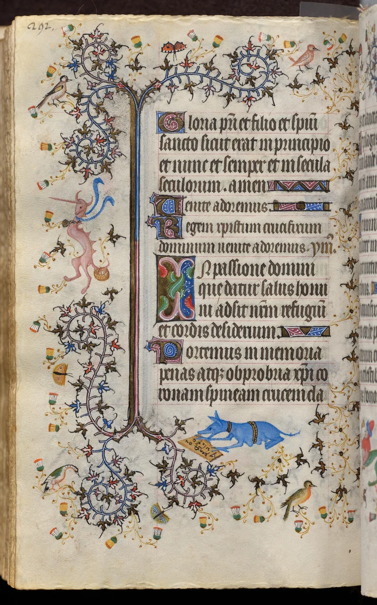 Hours of Charles the Noble, King of Navarre (1361-1425): fol. 146v, Text by Master of the Brussels Initials and Associates, book, 1400-1410
