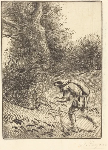 Little Wandering Jew (Le petit juif errant) by Alphonse Legros, print, 1837-1911