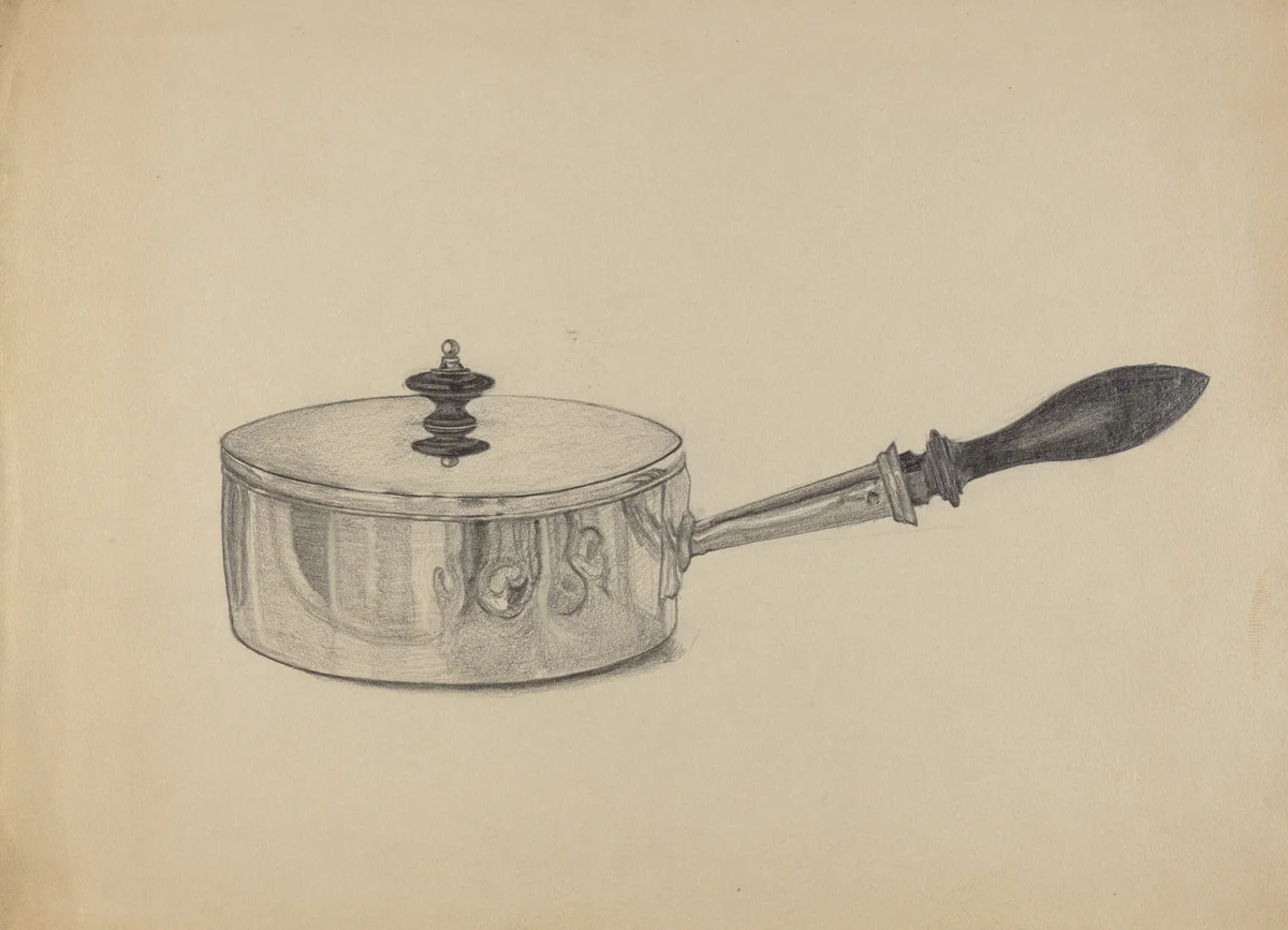 Silver Serving Dish by S. Brodsky, index of american design, 1936