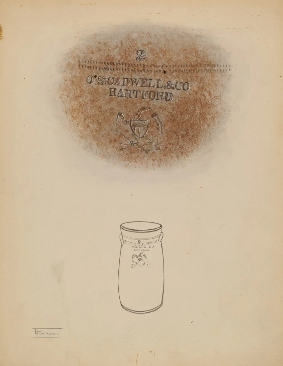 Churn by Frank Fumagalli, index of american design, 1936