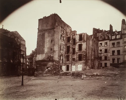 Coin, rue du cimetière Saint-Benoît by Eugène Atget, photograph, 1923