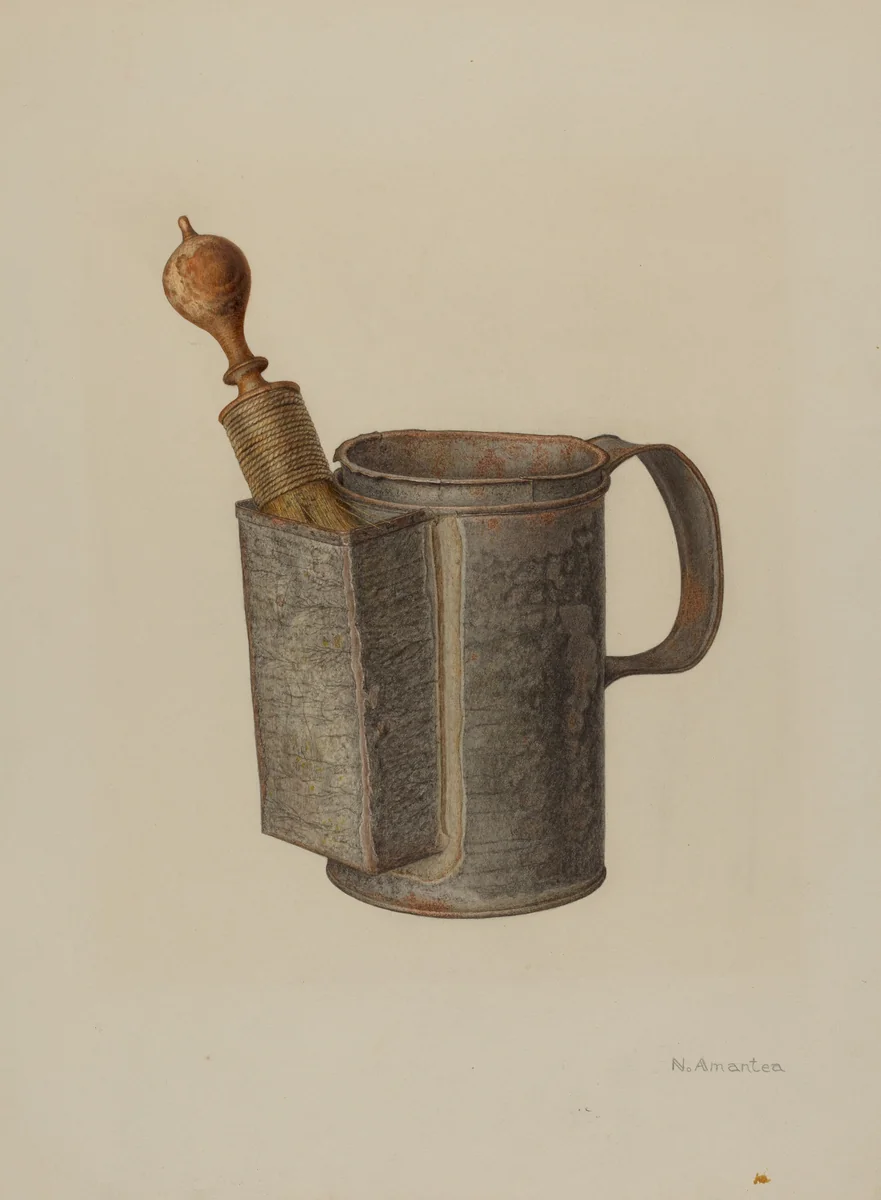 Shaving Mug by Nicholas Amantea, index of american design, 1941