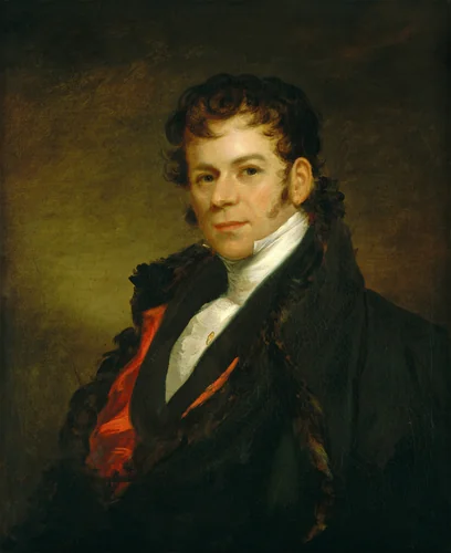 John Smith Warner (?) by American 19th Century, painting, 1800-1899