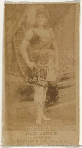 Annie Somerville, from the Actors and Actresses series (N171) for Old Judge Cigarettes by Goodwin & Company, photograph, 1886-1890