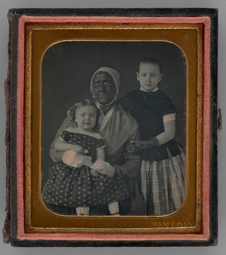 Untitled (Portrait of a Woman with Two Children) by Samuel Van Loan, other, 1850-1860