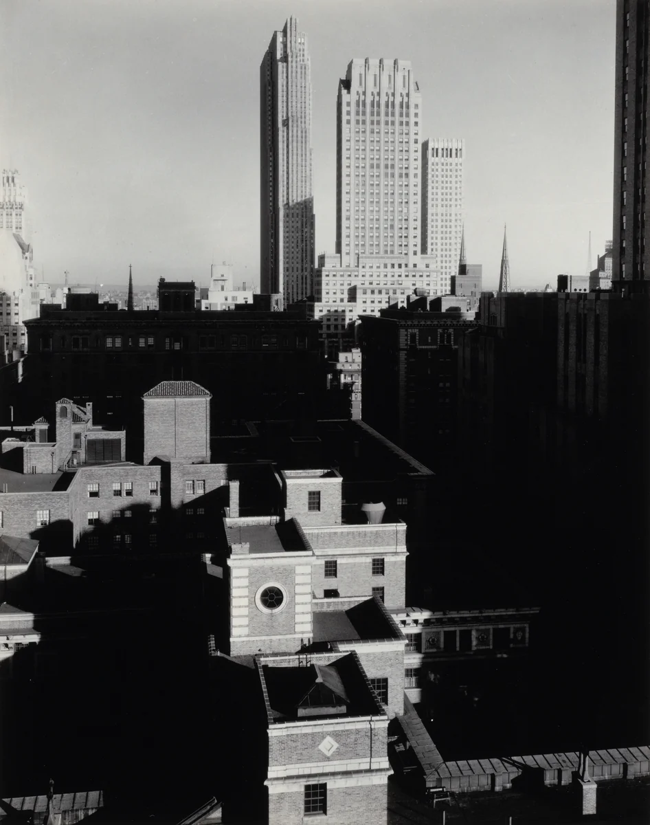 New York from the Shelton by Alfred Stieglitz, photograph, 1935