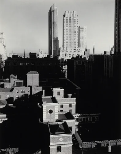 New York from the Shelton by Alfred Stieglitz, photograph, 1935