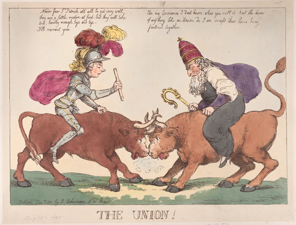 The Union by Thomas Rowlandson, print, 1801