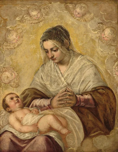 The Madonna of the Stars by Jacopo Tintoretto, painting, 1575-1585