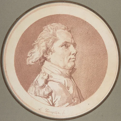 Portrait of François Reidy de Lagrange by Louis Roland Trinquesse, drawing, 1786-1799