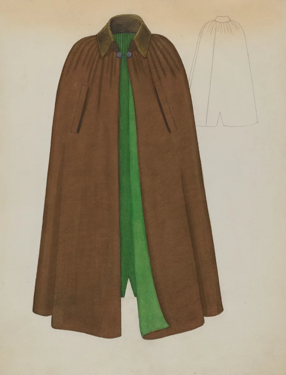 Cape by Marie Mitchell, index of american design, 1937