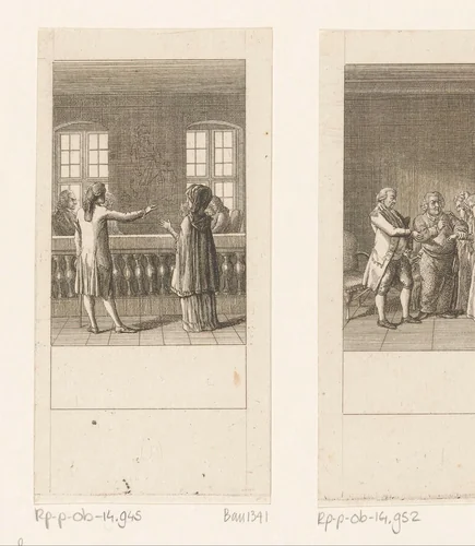 Scheiding by Daniel Nikolaus Chodowiecki, print, 1788