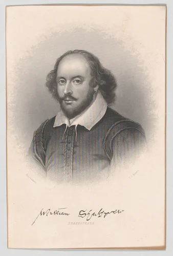 William Shakespeare by John Chester Buttre, print, 1856