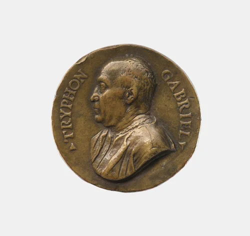 Trifone Gabrielli d. 1549, Venetian patrician and poet by Unknown, metalwork, 1500-1599