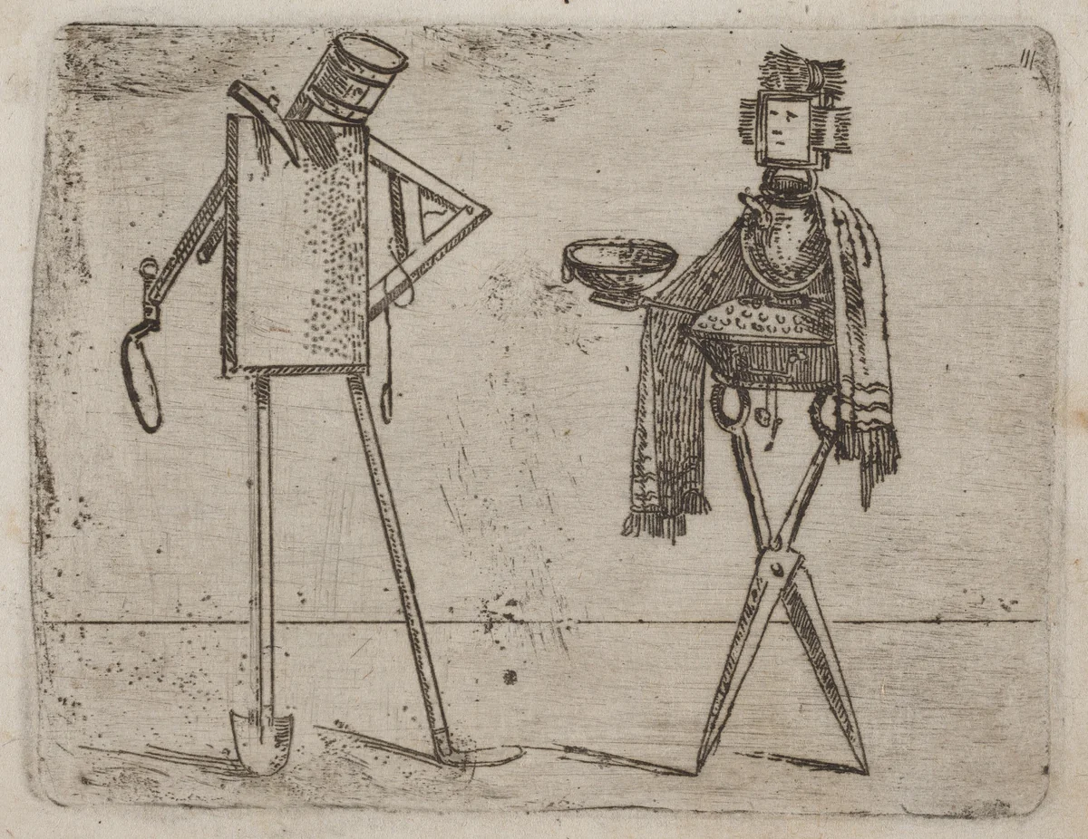 From "Bizzarie di varie Figure" by Giovanni Battista Bracelli, print, 1624