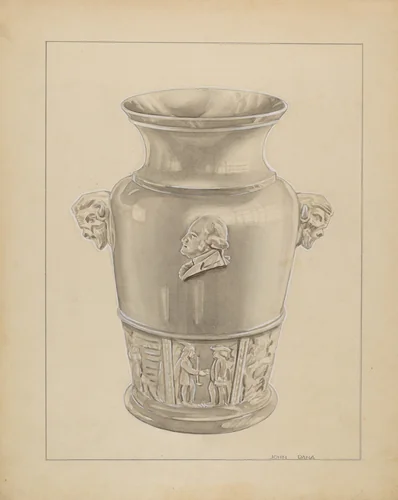 Vase by John Dana, index of american design, 1936
