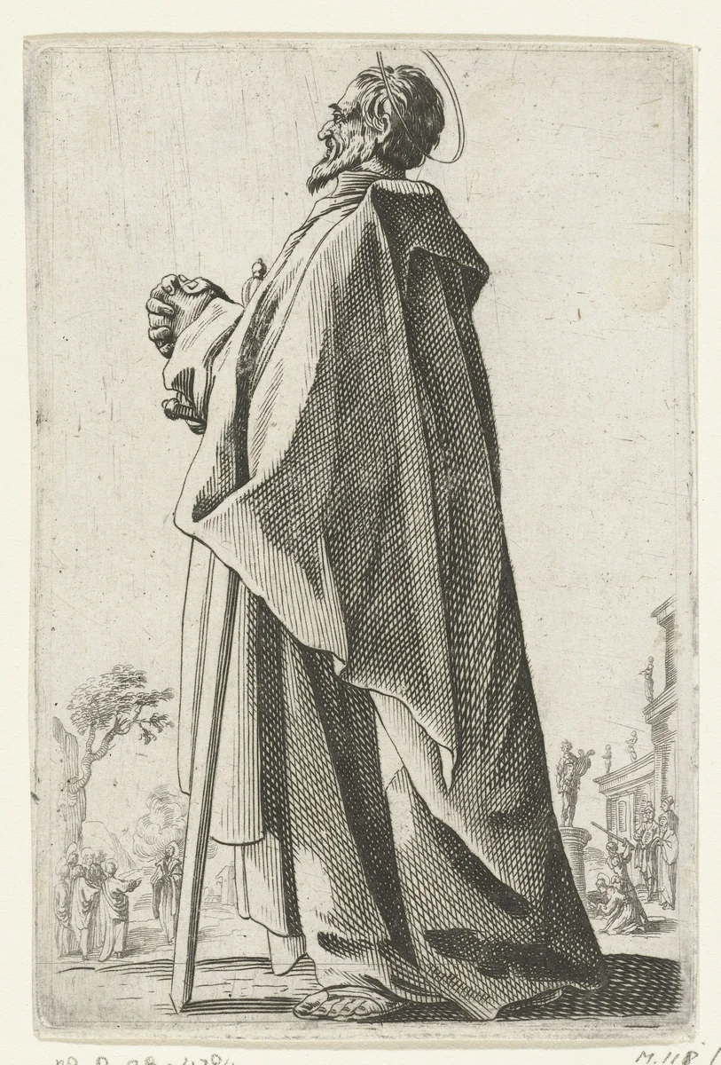 Apostel Mattheüs by anonymous, print, 1631-1699