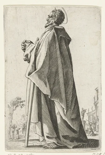Apostel Mattheüs by anonymous, print, 1631-1699