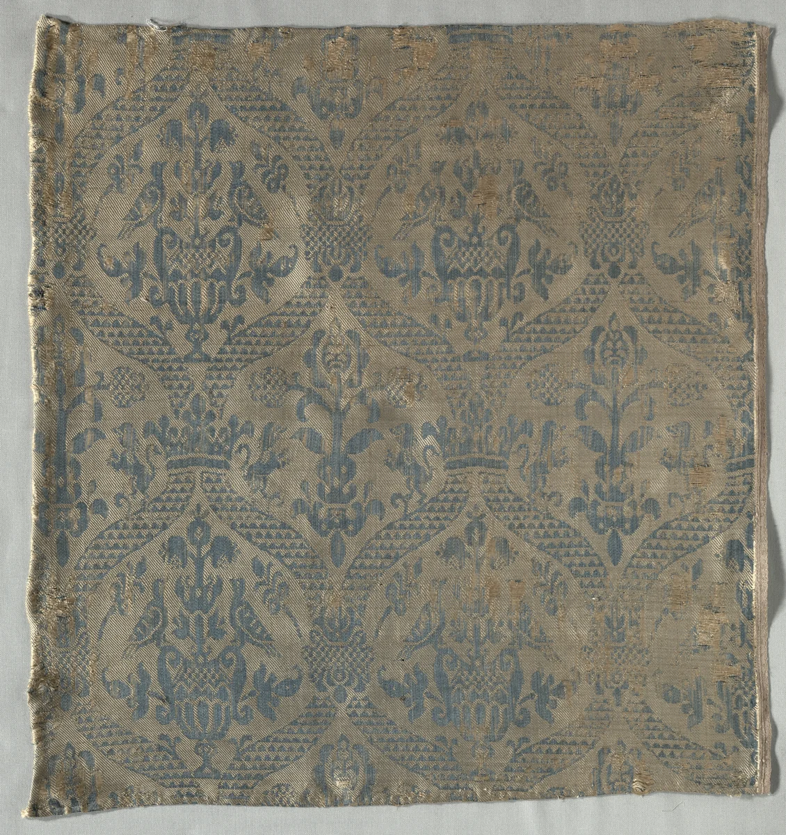 Damask Fragment by Unknown, textile, 1500-1599