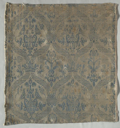 Damask Fragment by Unknown, textile, 1500-1599