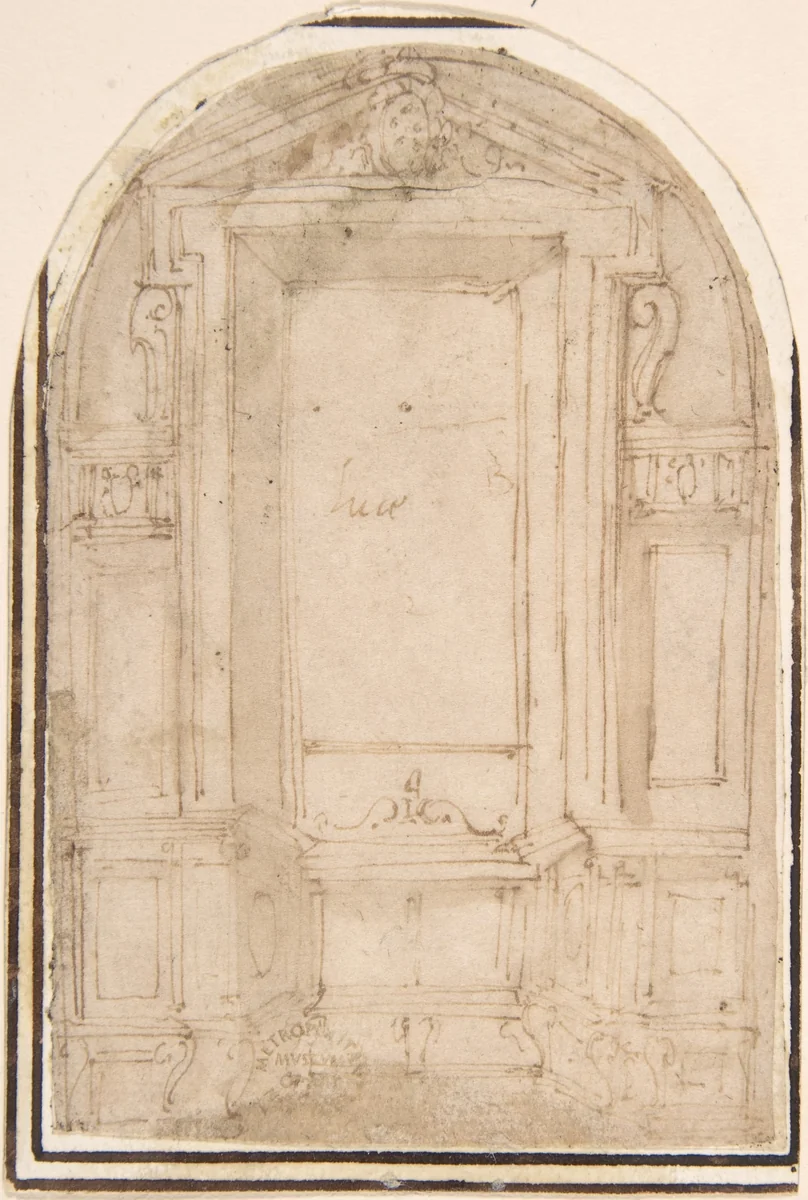 Window by anonymous, drawing, 1500-1600