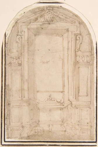 Window by anonymous, drawing, 1500-1600