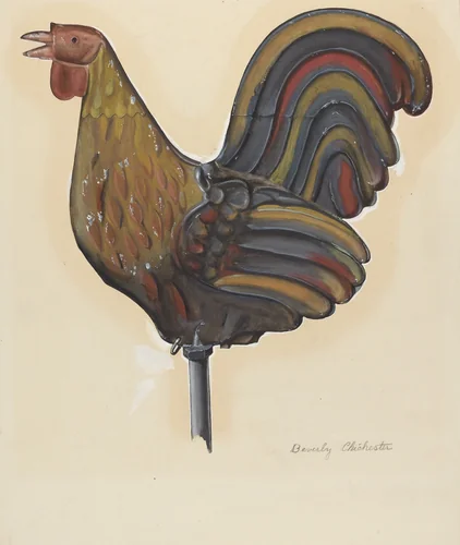 Weathercock by Beverly Chichester, index of american design, 1936