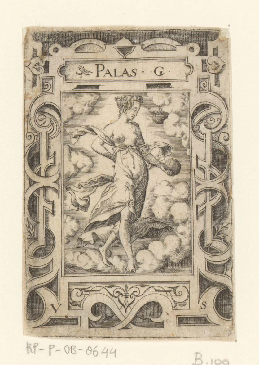 Minerva by Unknown, print, 1524-1562