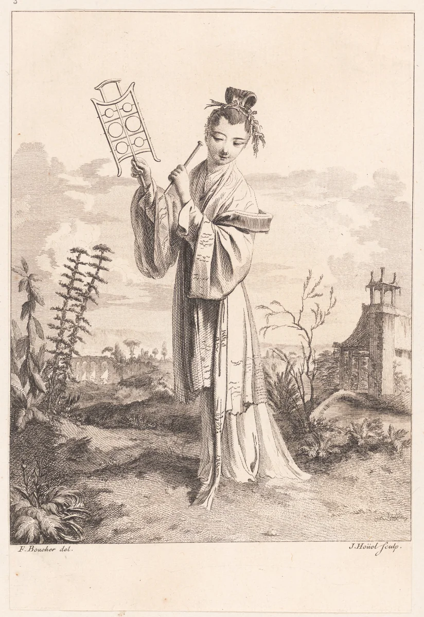 Suite de Figures Chinoises. . . Tiré du Cabinet de Mr. d'Azaincourt by Jean-Pierre-Louis-Laurent Hoüel, book, 1755-1776